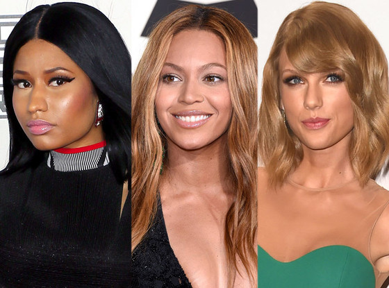 Nicki Minaj, Beyonce, Taylor Swift Nicki Minaj, Beyonce, Taylor Swift